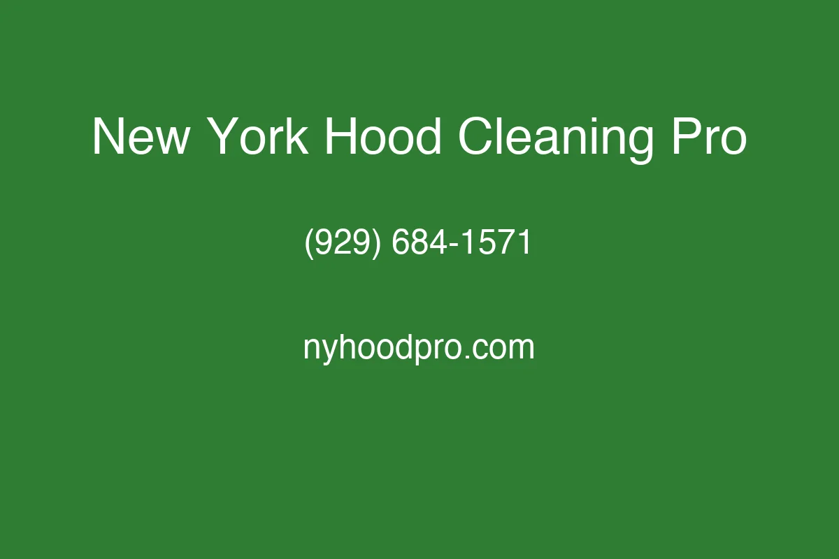 New York Hood Cleaning Pro work van