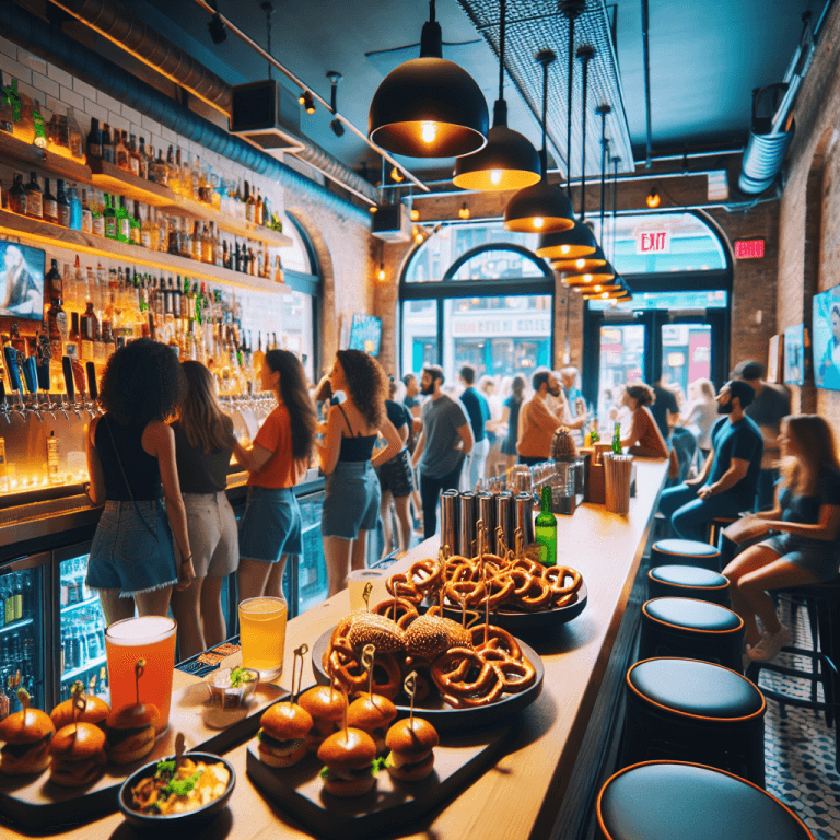 Discover the Best Bars Offering Free Food in New York