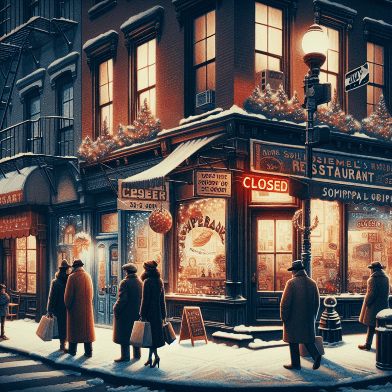 Top New York Restaurant Closures in December 2023